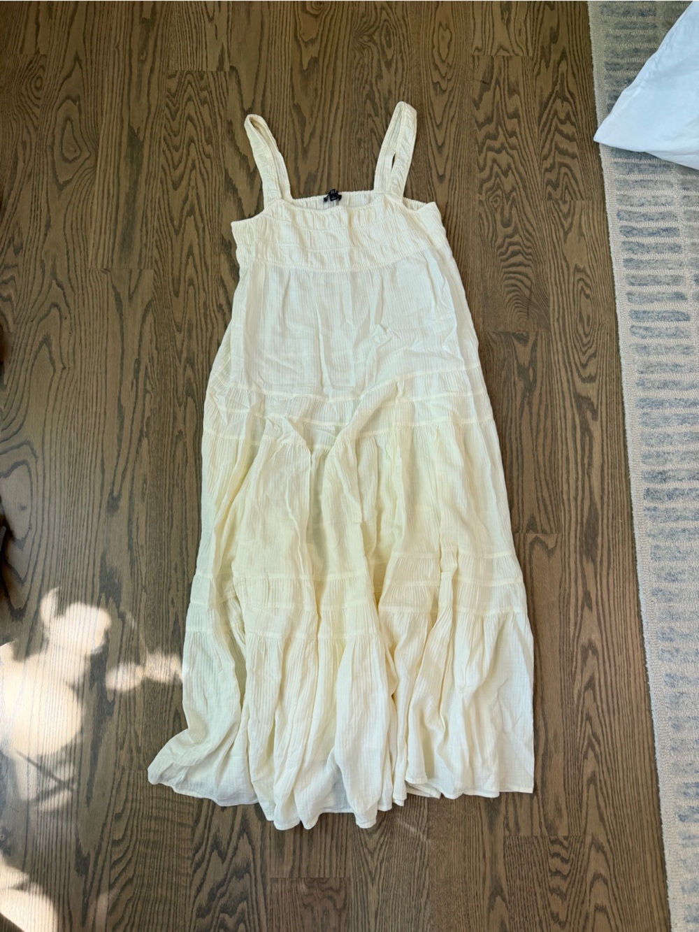Jcrew Women’s Lightweight Cream Sleeveless Maxi Dress